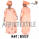 Boubou senegalais à motif et en dentelle manche 3/4 de couleur "rose"