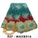Wax Brodé 100% coton 6 yards bleu,rouge