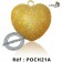 pochette dorée avec des perles