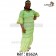 Boubou senegalais à motif et en dentelle manche 3/4 de couleur "rose"