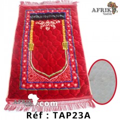 Tapis de prière 01 "Made in Turkish" rouge